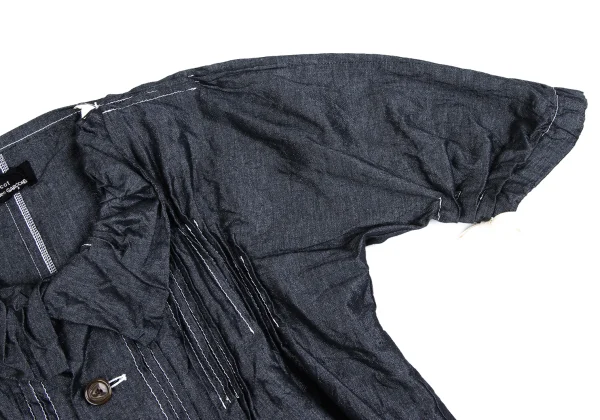 tricot COMME des GARCONS Washed Pintuck Blouse K-161877_008