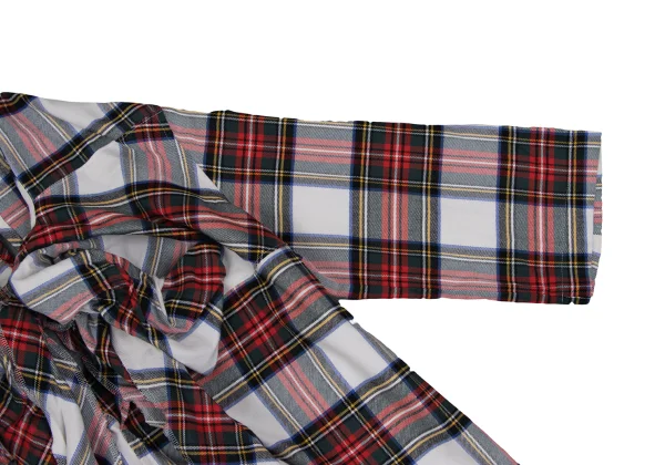tricot COMME des GARCONS Front kKnot Design Checked Blouse K-161878_006