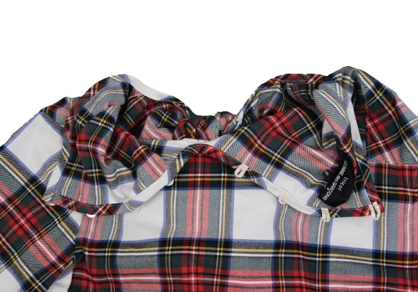 tricot COMME des GARCONS Front kKnot Design Checked Blouse K-161878_013