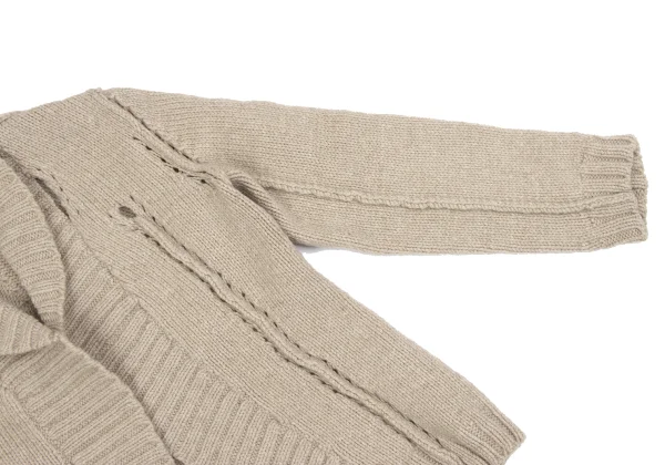 tricot COMME des GARCONS Hole Design Shawl Collar Knit Cardigan K-161880_007