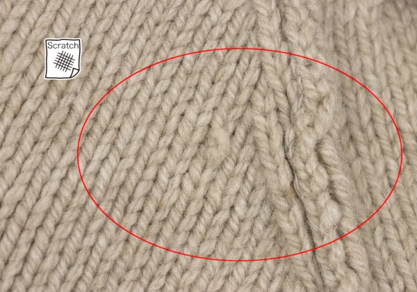 tricot COMME des GARCONS Hole Design Shawl Collar Knit Cardigan K-161880_012