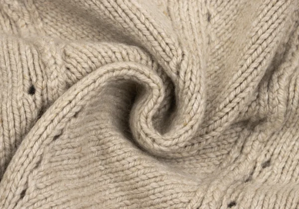 tricot COMME des GARCONS Hole Design Shawl Collar Knit Cardigan K-161880_014