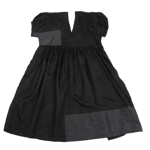 tricot COMME des GARCONS Dyed Stitch Switching Tunic K-161881_010