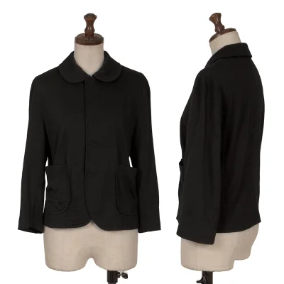 tricot COMME des GARCONS Wool Round Collar Jacket