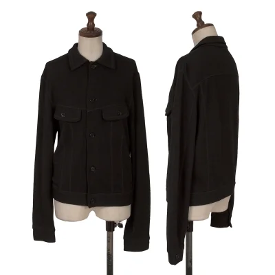 tricot COMME des GARCONS Wool Knit Tracker Jacket