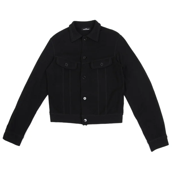tricot COMME des GARCONS Wool Knit Tracker Jacket K-161885_002