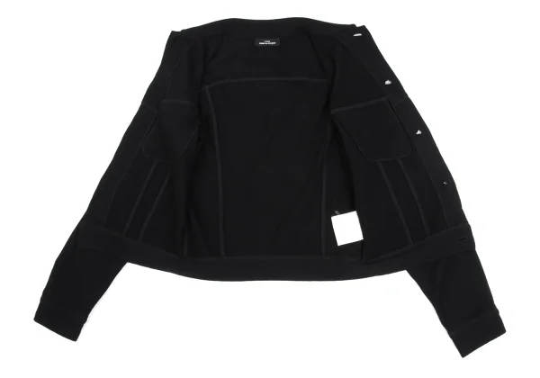 tricot COMME des GARCONS Wool Knit Tracker Jacket K-161885_010