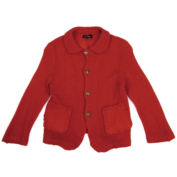 tricot COMME des GARCONS Dyed Round Collar Knit Jacket K-161886_002