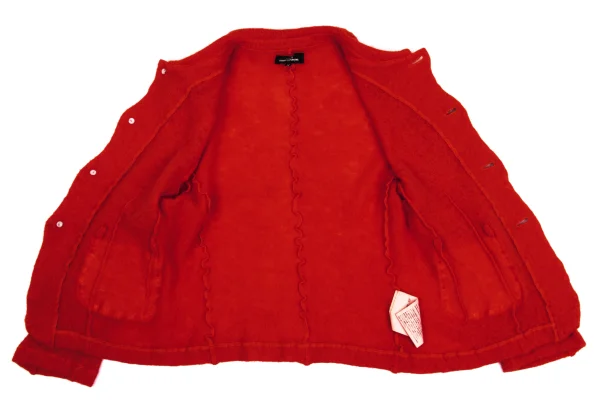 tricot COMME des GARCONS Dyed Round Collar Knit Jacket K-161886_009