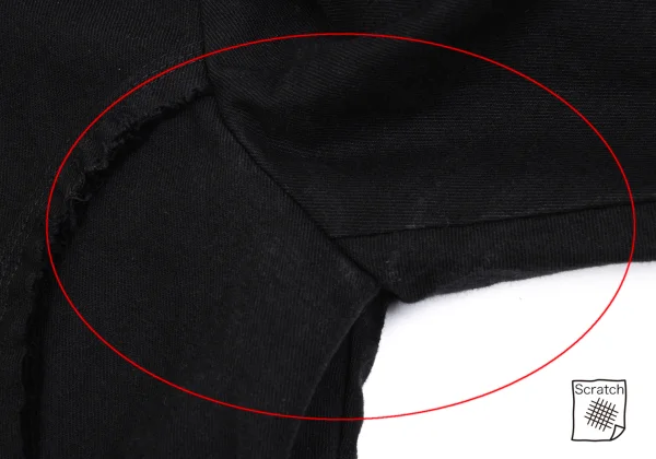 tricot COMME des GARCONS Cotton Cut Off Design Zip Up Jacket K-161887_004