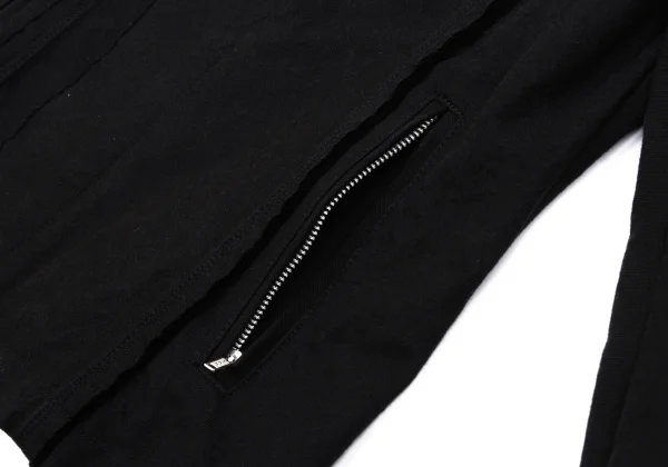 tricot COMME des GARCONS Cotton Cut Off Design Zip Up Jacket K-161887_011