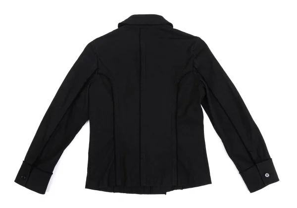 tricot COMME des GARCONS Cotton Cut Off Design Zip Up Jacket K-161887_015