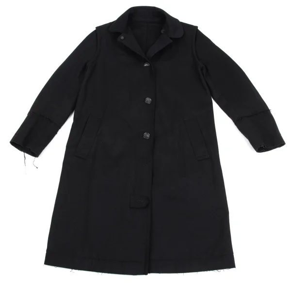 tricot COMME des GARCONS Round Collar Reversible Coat K-161889_014