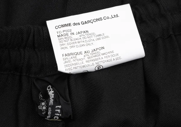 tricot COMME des GARCONS Wool Tencel Easy Pants K-161891_013