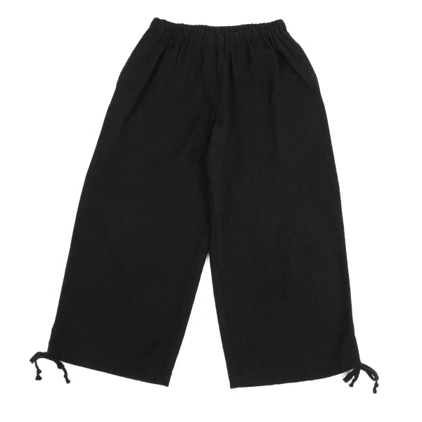 tricot COMME des GARCONS Wool Fulling Hem String Pants Black S-M K-161892_001