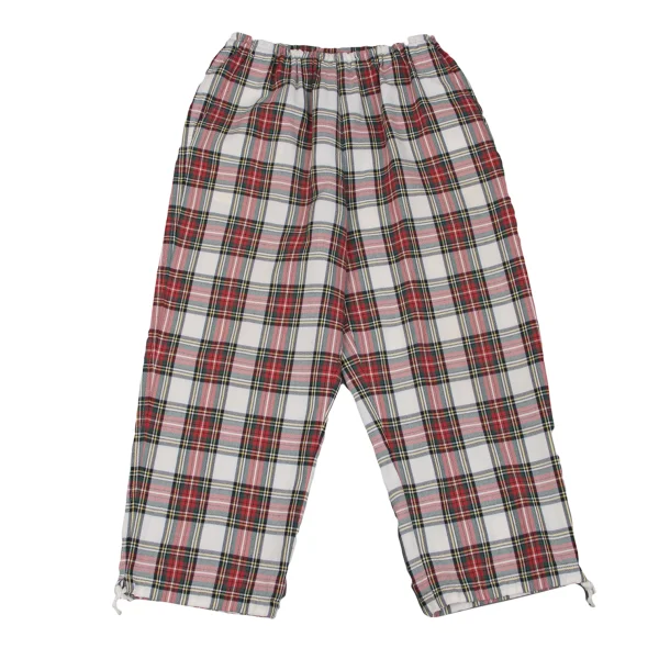 tricot COMME des GARCONS Wool Rayon Check Pants Multi-Color S-M K-161893_001
