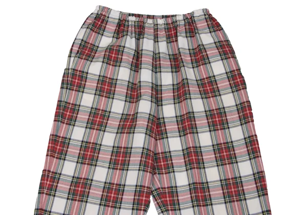 tricot COMME des GARCONS Wool Rayon Check Pants K-161893_002