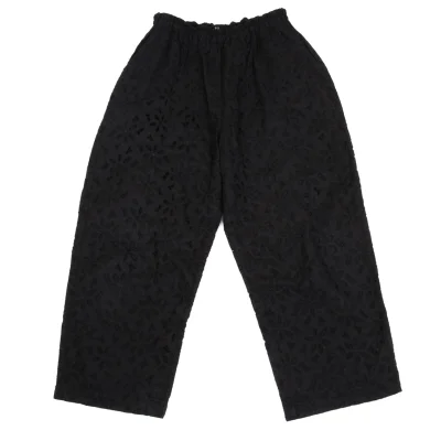 tricot COMME des GARCONS Floral Lace Layered Pants