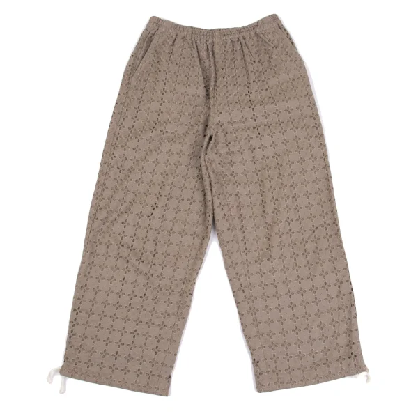 tricot COMME des GARCONS Floral Lace Layered Pants Brown S-M K-161897_001