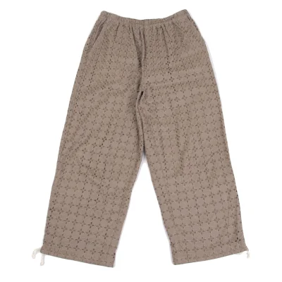 tricot COMME des GARCONS Floral Lace Layered Pants