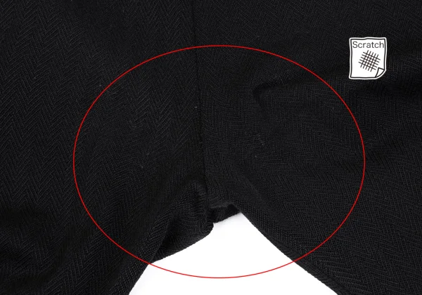 tricot COMME des GARCONS Wool Herringbone Knit Pants K-161898_003