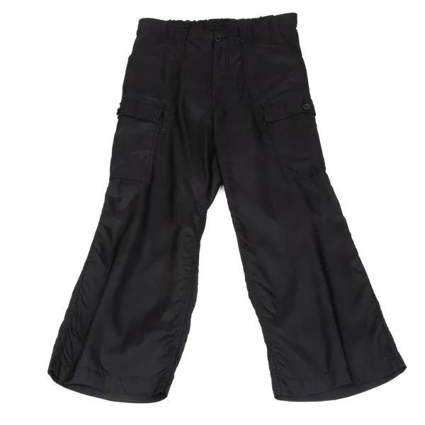 tricot COMME des GARCONS Cupra Puckering Wide Cargo Pants Black M K-161900_001