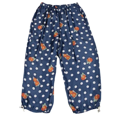 tricot COMME des GARCONS Orange Dot Printed Satin Pants