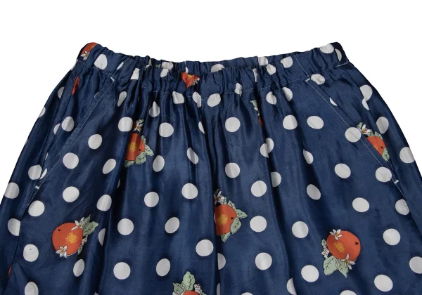 tricot COMME des GARCONS Orange Dot Printed Satin Pants K-161904_004