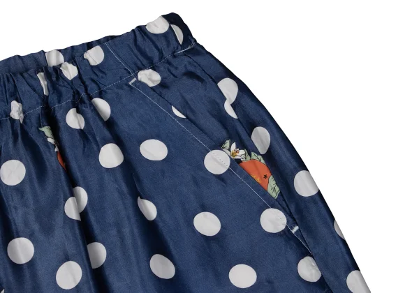 tricot COMME des GARCONS Orange Dot Printed Satin Pants K-161904_005