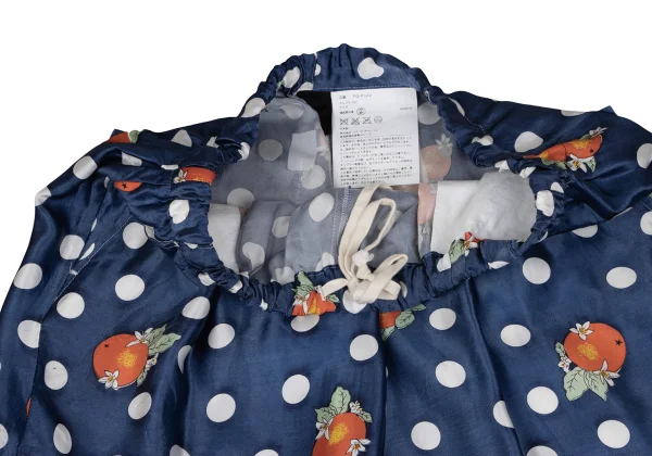 tricot COMME des GARCONS Orange Dot Printed Satin Pants K-161904_006