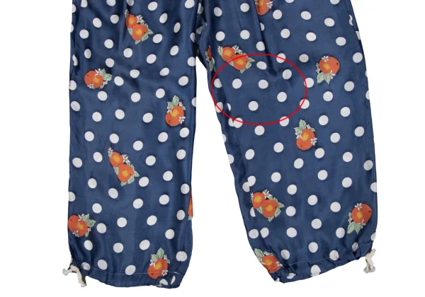 tricot COMME des GARCONS Orange Dot Printed Satin Pants K-161904_007