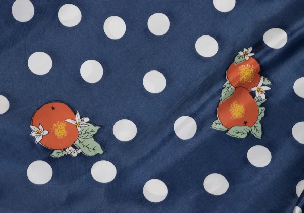 tricot COMME des GARCONS Orange Dot Printed Satin Pants K-161904_015