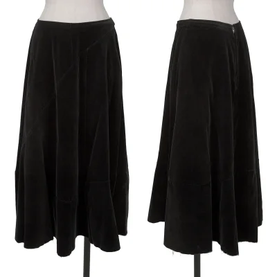tricot COMME des GARCONS Velours Flare Skirt