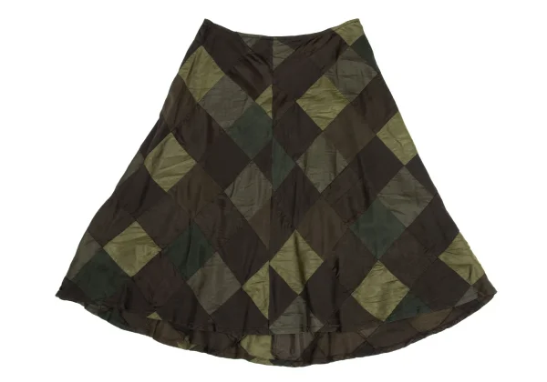 tricot COMME des GARCONS Dyed Patchwork Skirt K-161907_002