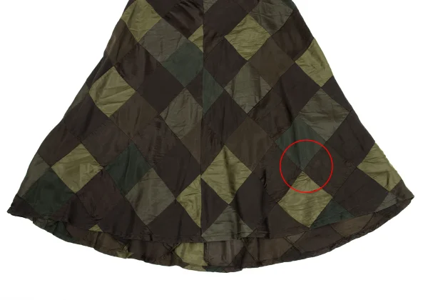 tricot COMME des GARCONS Dyed Patchwork Skirt K-161907_005