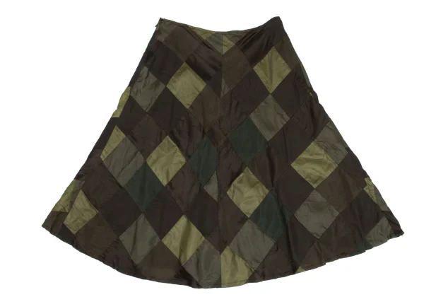 tricot COMME des GARCONS Dyed Patchwork Skirt K-161907_008