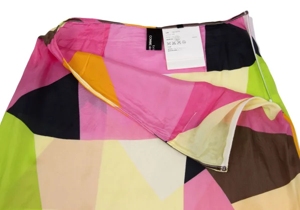 tricot COMME des GARCONS Rayon Geometric Printed Skirt K-161911_004