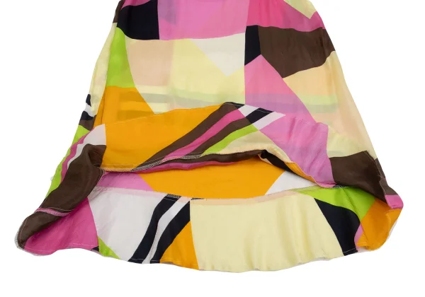 tricot COMME des GARCONS Rayon Geometric Printed Skirt K-161911_008
