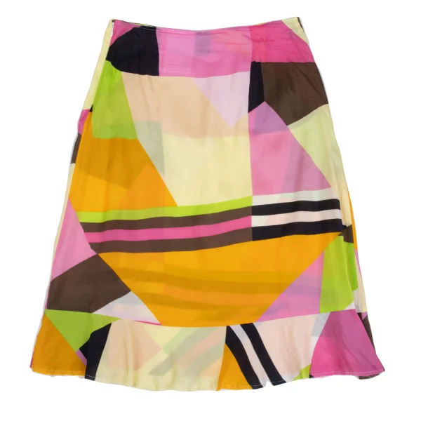 tricot COMME des GARCONS Rayon Geometric Printed Skirt K-161911_009