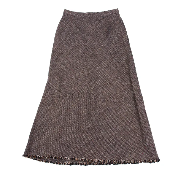tricot COMME des GARCONS Color Nep Hem Cut Off  Skirt K-161912_002