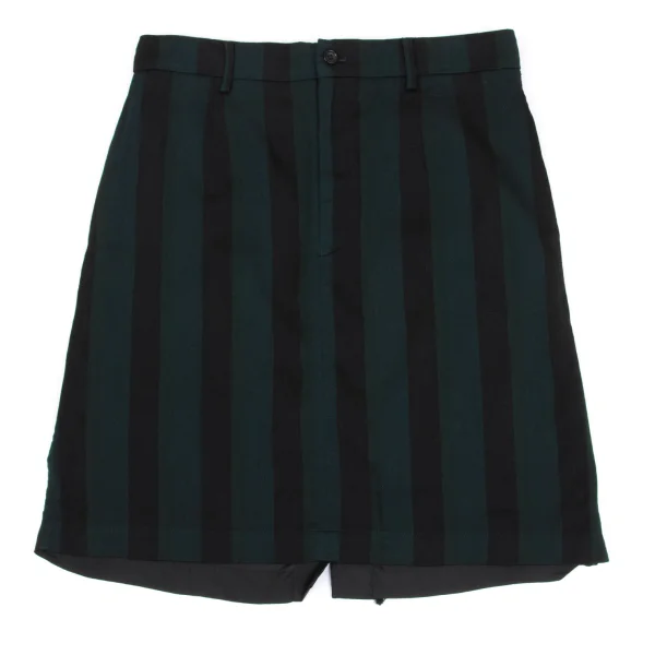 tricot COMME des GARCONS Striped Inside Out Switching Skirt K-161913_002