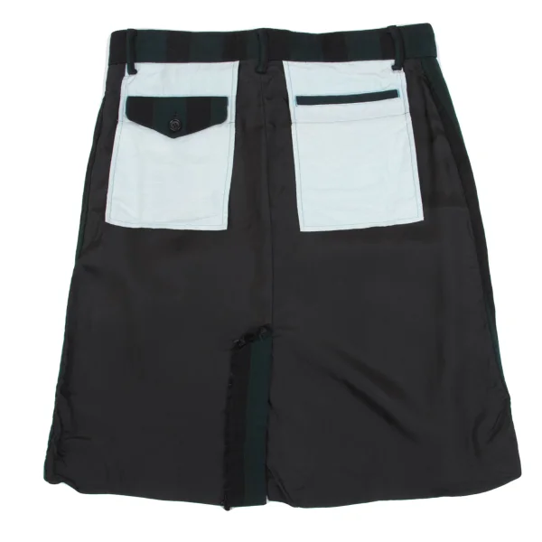 tricot COMME des GARCONS Striped Inside Out Switching Skirt K-161913_007