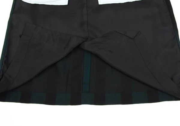 tricot COMME des GARCONS Striped Inside Out Switching Skirt K-161913_009
