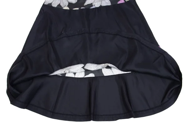 tricot COMME des GARCONS Floral Printed Switching Flare Skirt K-161914_008