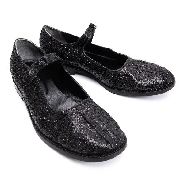 tricot COMME des GARCONS Glitter Mary Jane Shoes Black 24.5 (US About 7.5) K-161915_001