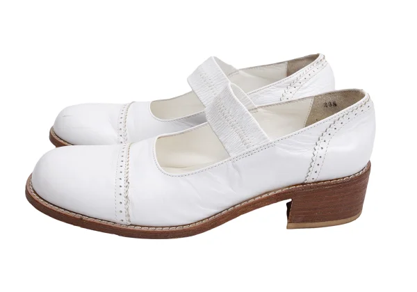 tricot COMME des GARCONS Strap Leather Shoes K-161916_003