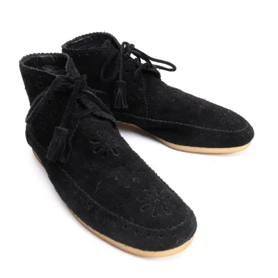 tricot COMME des GARCONS Crepe Sole Suede Moccasins
