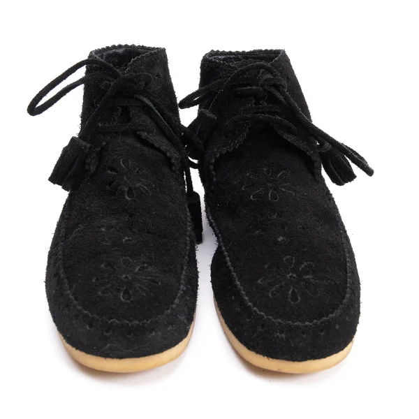tricot COMME des GARCONS Crepe Sole Suede Moccasins K-161917_002