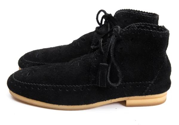 tricot COMME des GARCONS Crepe Sole Suede Moccasins K-161917_006
