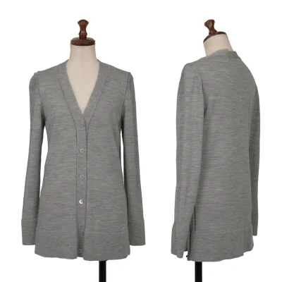 yoshie inaba Wool Side Slit Cardigan